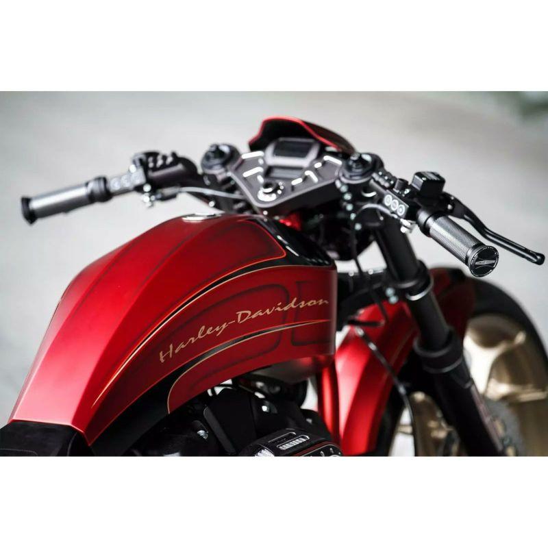 ハーレーダビットソン　　　　　 ハンドルグリップ サンダーバイクカスタム サンダーバイク グリップセット (サテンブラック) 2024以降 ツーリング