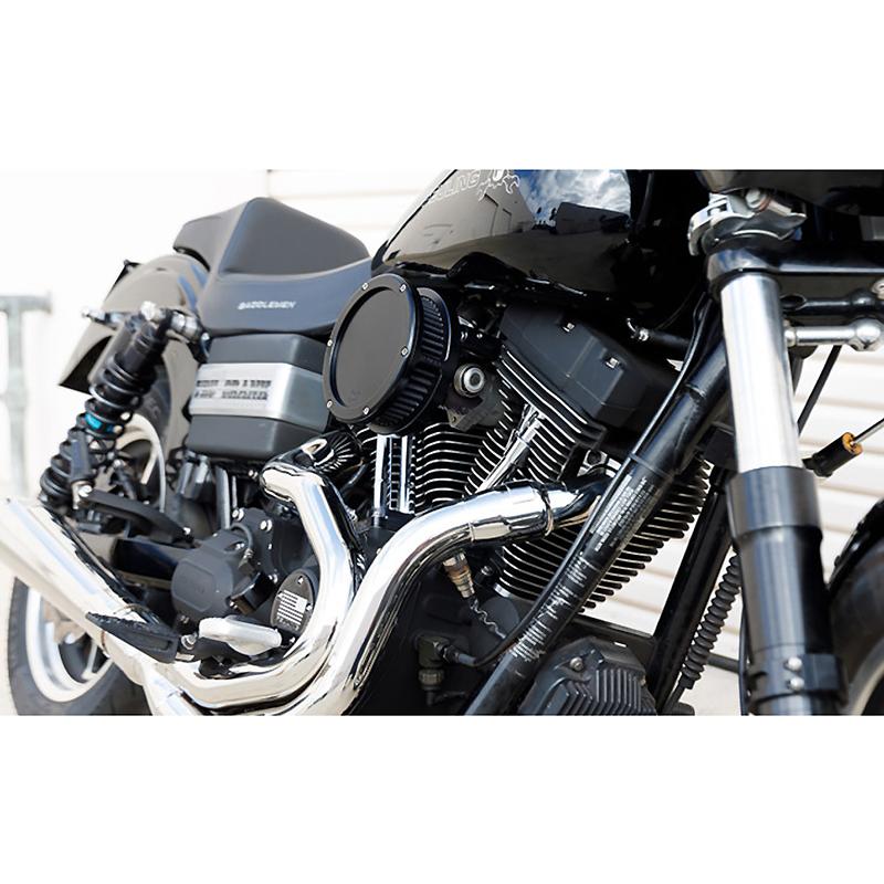 Feuling スリムBA エアクリーナー (ブラック) ツインカム ケーブルスロットル車用_2