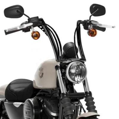 ハーレー用 Iron Born 12インチ・エイプハンドルバー(ケーブル 