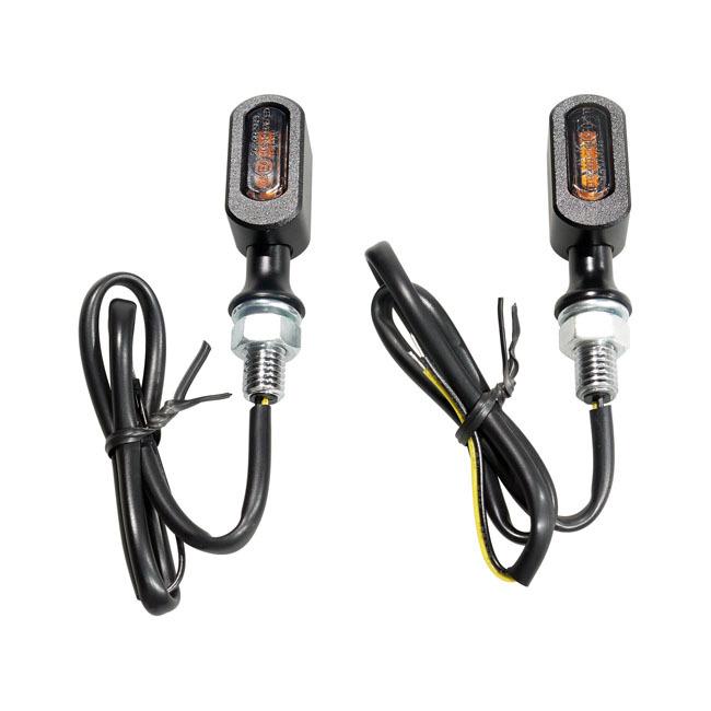 ハーレー Fastline LEDウインカー　ブラック/スモークレンズ
