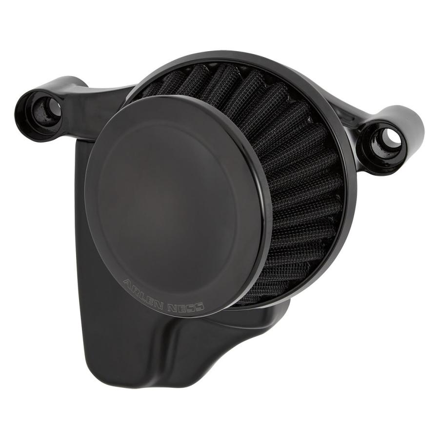 Arlen Ness MINI22 エアクリーナーキット ブラック M8エンジン用 : HD