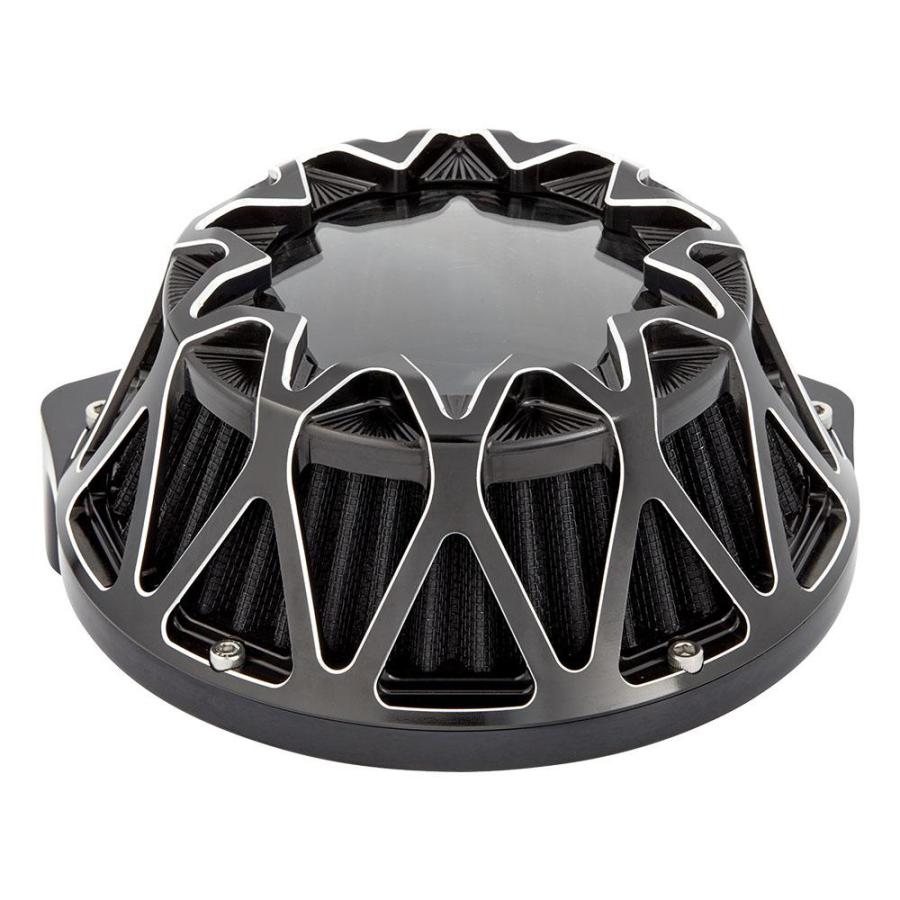 Arlen Ness Crossfire ハイフローエアクリーナー M8用 Arlen Ness Crossfire ハイフローエアクリーナー M8用