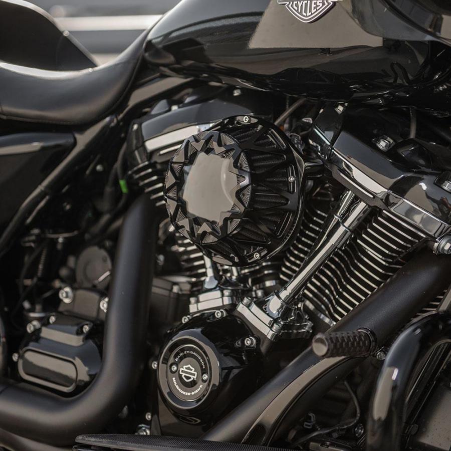 Arlen Ness Crossfire ハイフローエアクリーナー ツインカム電子制御