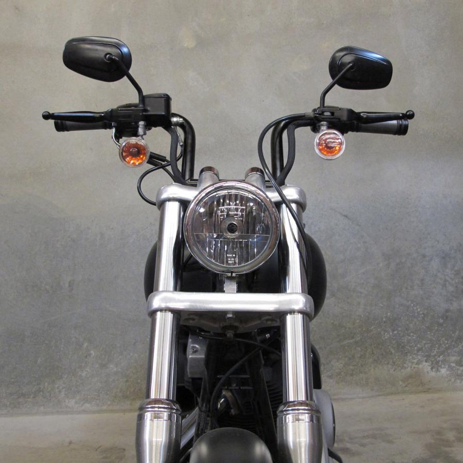 Biltwell フリスコハンドルバー ディンプル付 ブラック : HD-PARTS 