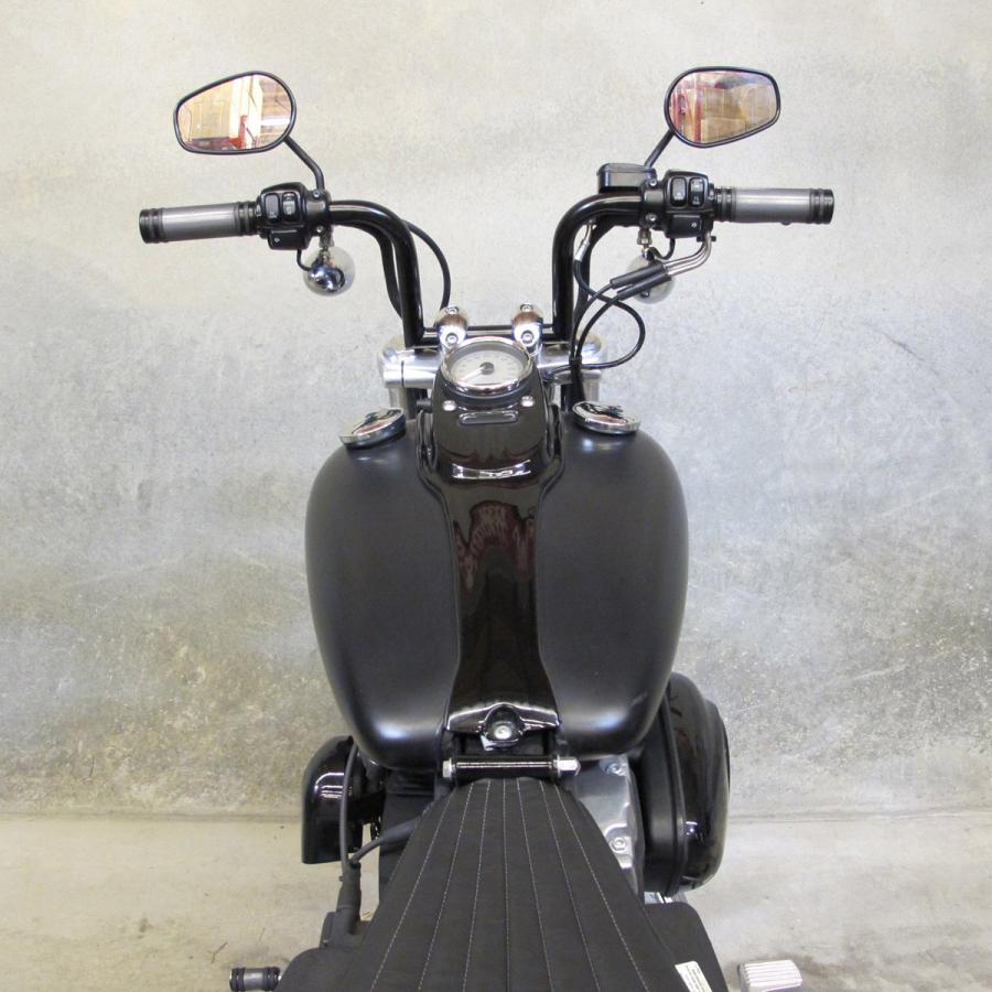 Biltwell フリスコハンドルバー ディンプル付 ブラック : HD-PARTS 