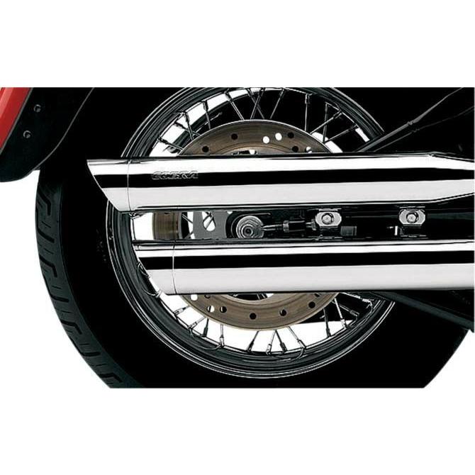 コブラ 6006 COBRA 3インチ スリップオンマフラー クローム 可変エンド