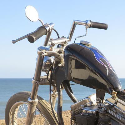 Biltwell ゼッドハンドルバー ディンプル付 クローム : HD-PARTS 