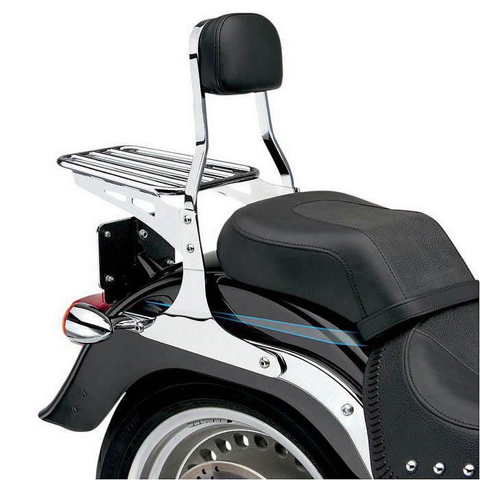 COBRA スクエア シーシーバーセット　ショート高　14インチ　クローム　2000〜2005 FXST