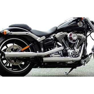 COBRA RACE PRO TIPS スリップオンマフラー クローム FXSB/SE, 2007