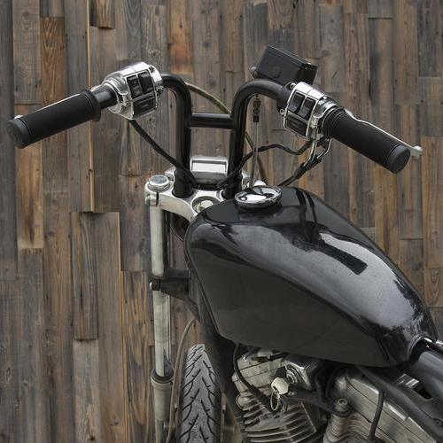 Biltwell REハンドルバー ディンプル付 ブラック : HD-PARTS ハーレー 