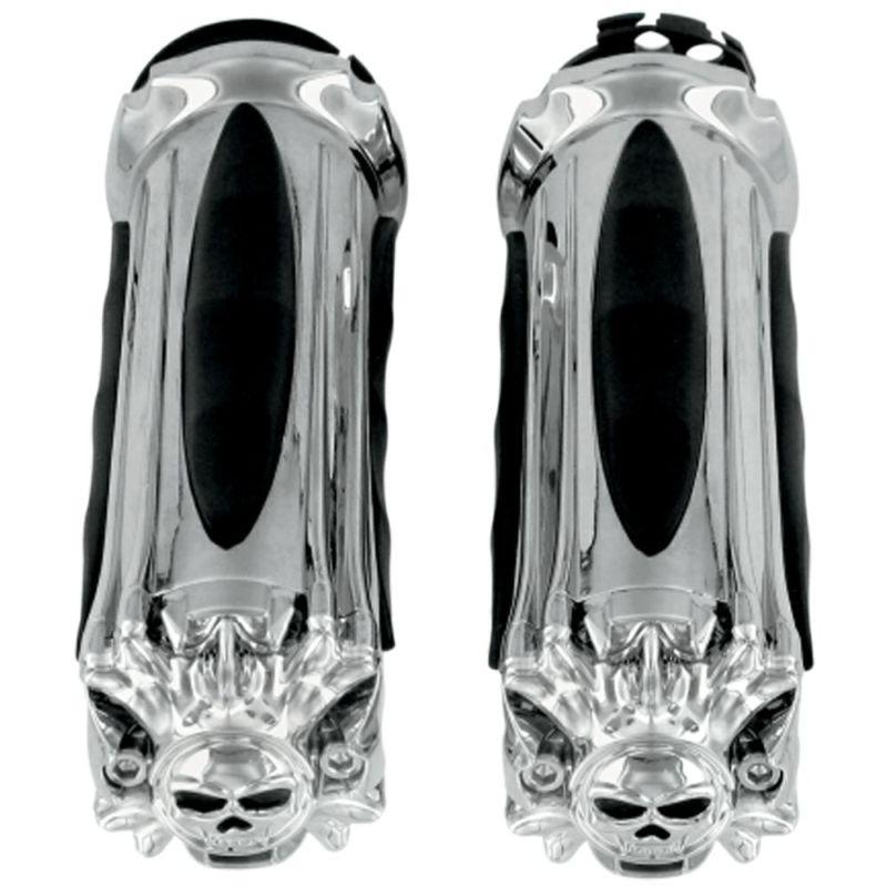 クリアキン　ゾンビー・グリップ　電子制御スロットル車用　クロームグリップ クリアキン ゾンビー・グリップ 電子制御スロットル車用 : HD-PARTS