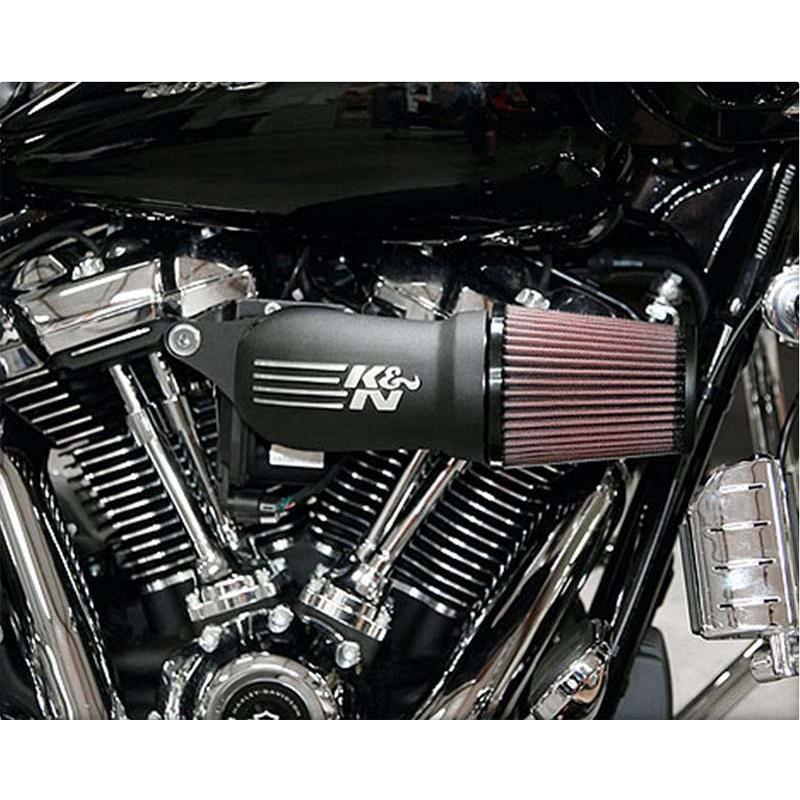 K&N 63-1139S パフォーマンス・インテーク エアクリーナー シルバー M8