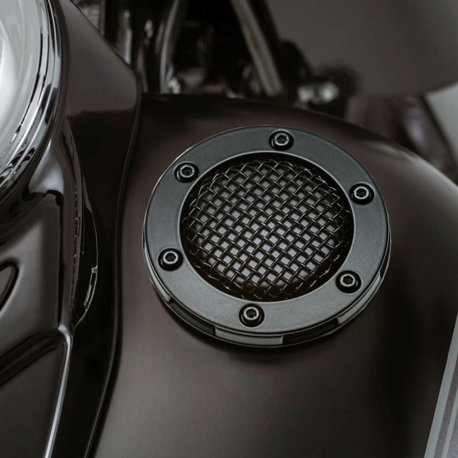 クリアキン 6549 メッシュ ガスキャップ ブラック : HD-PARTS ハーレー