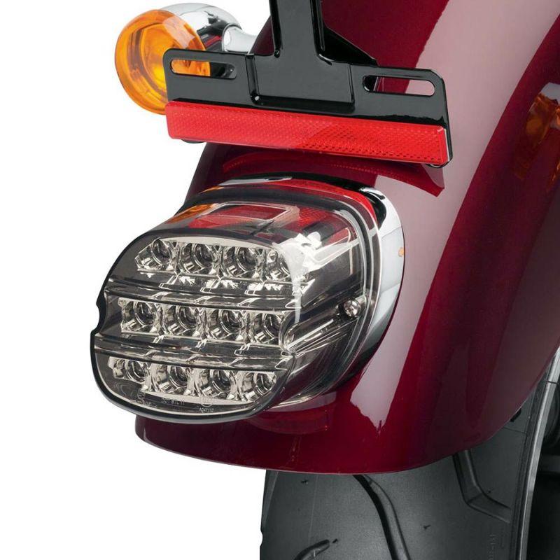 ハーレー純正 レイダウン LEDテールライト スモーク 上ナンバー ハーレー純正 レイダウン LEDテールライト スモーク 上ナンバー