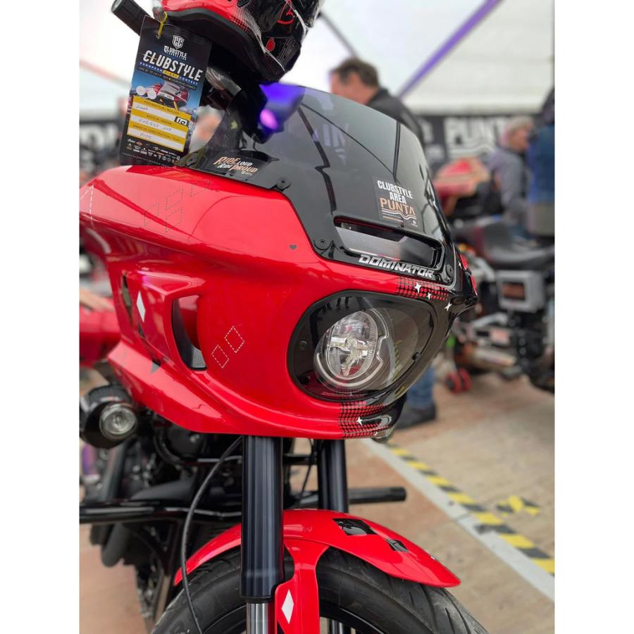 ローライダーST、エルディアブロ FXRTスタイル・ヘッドライトレンズ