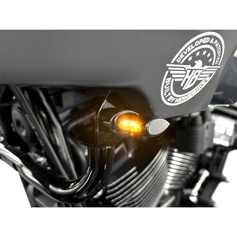 ハーレー　ローライダーST FXLRST 純正　フロント　ウインカー　新車外し FXLRST ローライダーST ウインカーLED化 ハーレーダビッドソン