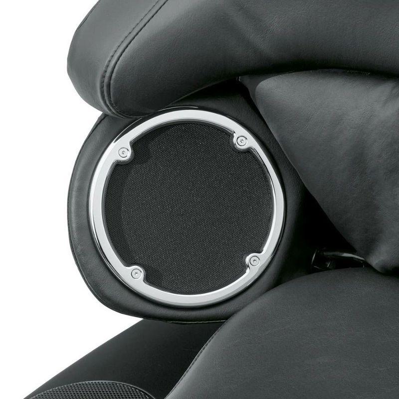 画像用 ハーレー ダビッドソン クローム・リアスピーカートリム 74584-99 : HD