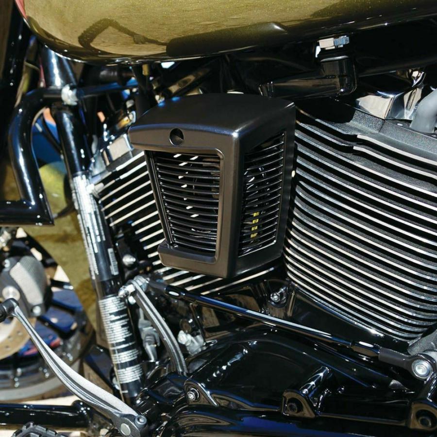 クリアキン 7491 ハイパーチャージャー ホーンカバー サテンブラック 1995〜 標準装備カウベルホーン、ウォーターフォールホーン用