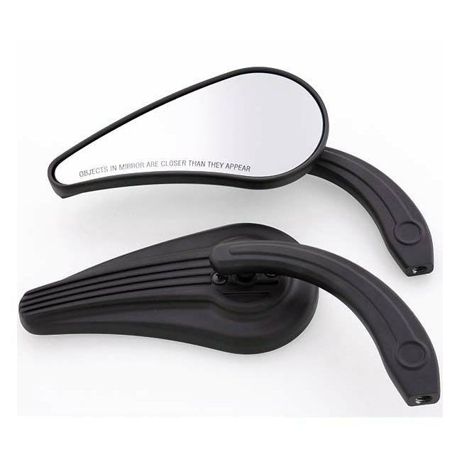 J&Pサイクル 7500096 スピードライン ティアドロップ・ミラー ブラック