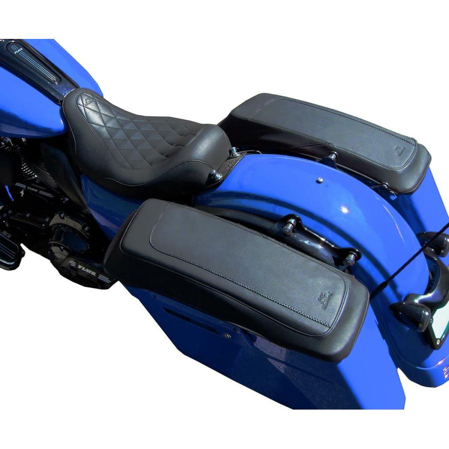 専用★ マスタング 77604 サドルバッグ・リッドカバー プレーン 1993〜2013