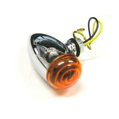 ドラッグSP 7805-2069 アンバーレンズ・スムース・LED ターンシグナル(左右ペア）
