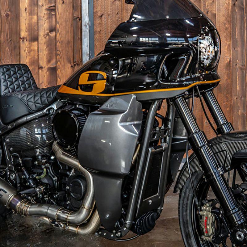 サドルマン S-RT ミニフェアリング用 ロワーフェアリング (グロス