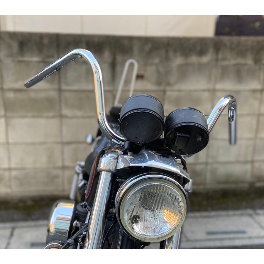 MCS FXWGスタイル ハンドルバー クローム ハーレー ハンドル