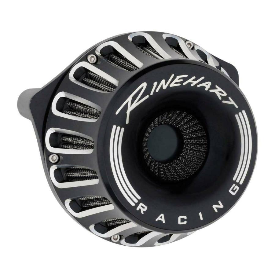 ラインハート 910-0101 MOTOシリーズ INVERTED エアクリーナー ブラック 2016〜2017 ダイナ、2012〜2017 ソフテイル、2008〜2016 ツーリング