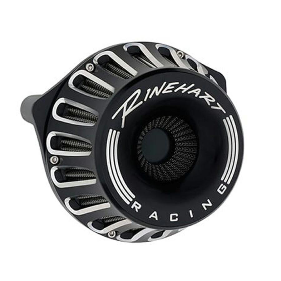 ラインハート 910-0102 MOTO SERIES INVERTED エアクリーナー ブラック 1999〜2017 ダイナ、2000〜2015 ソフテイル、1999〜2007 ツーリング