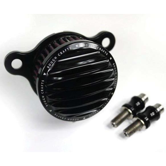 【未使用品】ROUGH CRAFTS TearDrop AirCleaner ラフクラフト□ティアドロップ エアクリーナー ブラック 【17年以降 M8