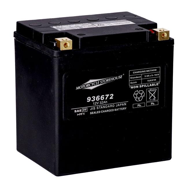 ハーレー ツーリング＆トライク 12Vシールタイプ AGMバッテリー 32Ah 