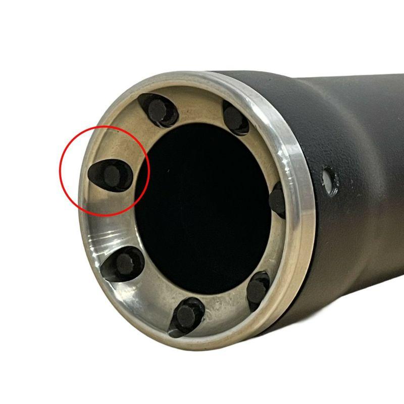 COBRA Race Pro Tips マフラー用 補修エンドボルト ブラック : HD