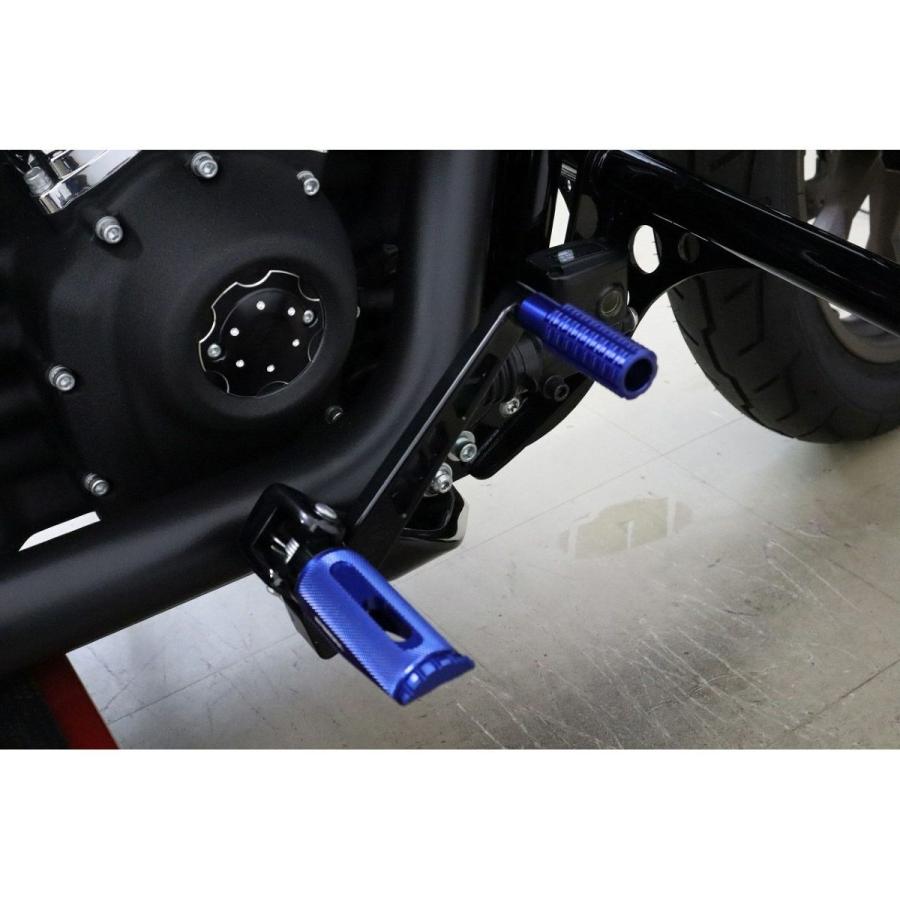 ハーレー M8 ソフテイル リアブレーキレバーキットV2 Cタイプ (ブルー