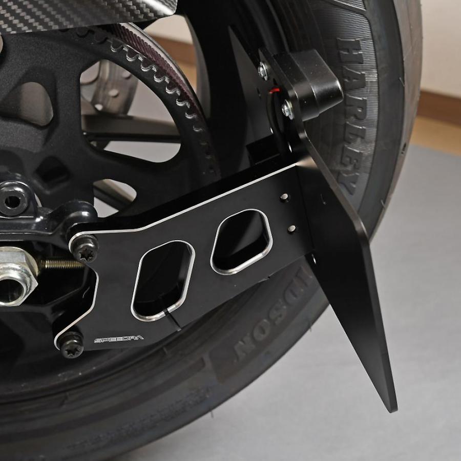 スポーツスターS サイドナンバーキット (ブラック/シルバー) SPEEDRA