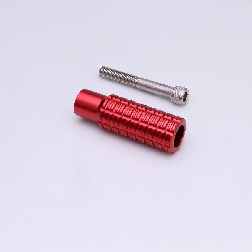 ハーレー アルミ削り出し シフトペグ (レッド) スピードラ_1