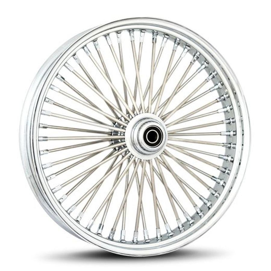 ハーレーフロントスポークホイール DNA Mammoth スポークホイール 21x2.15 フロント クローム |ハーレー