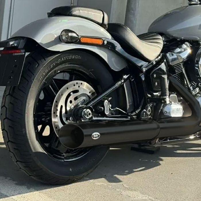 ベルズパフォーマンスマフラー JMCA車検対応 (ブラック/スラッシュ