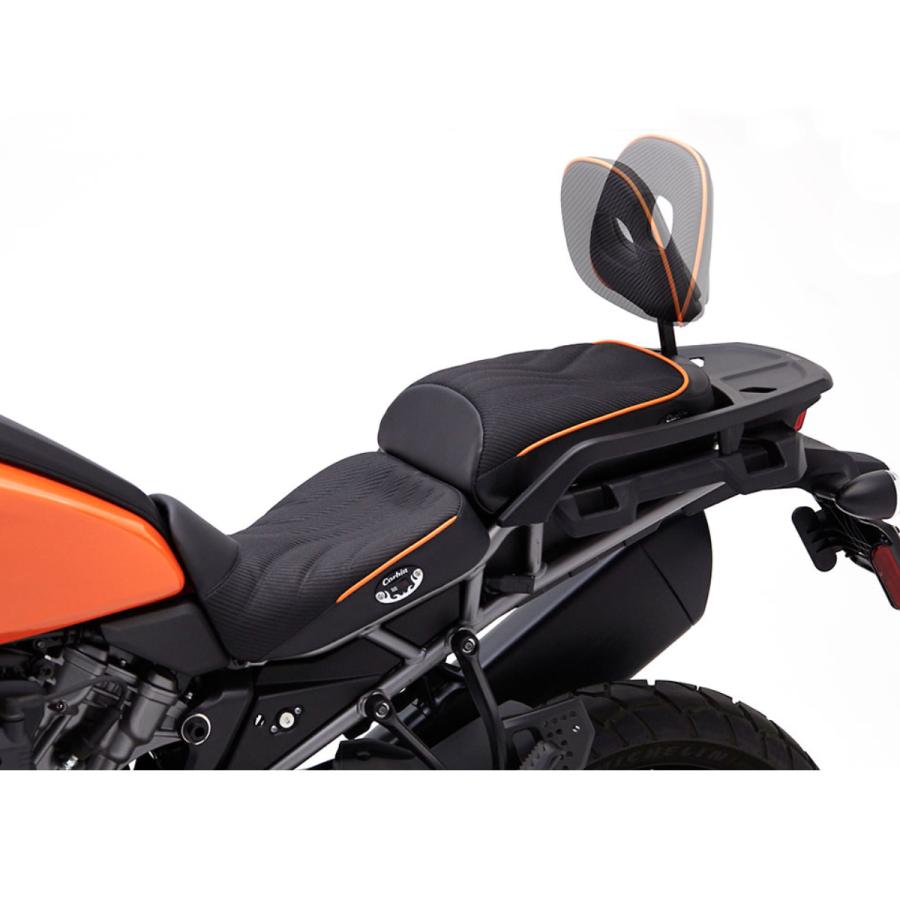 コルビン オーバルバック・エッジ バックレスト : HD-PARTS ハーレー