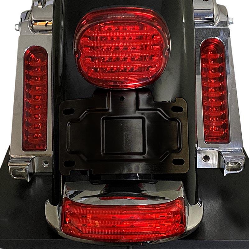 CUSTOM DYNAMICS ナンバープレート リロケーションマウント ブラック_1