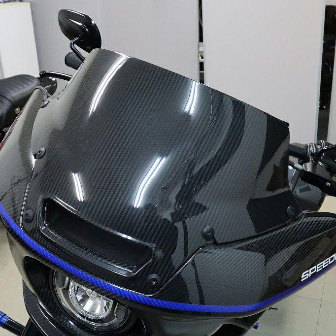 スピードラ ローライダーST ドライカーボン・ウィンドシールド (綾織り