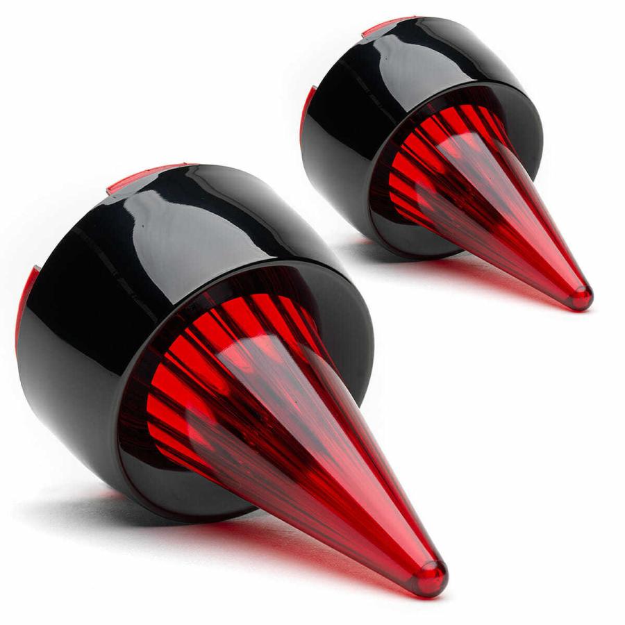 スーパーソニックスタイル ウインカーレンズ レッド ブラックベゼル