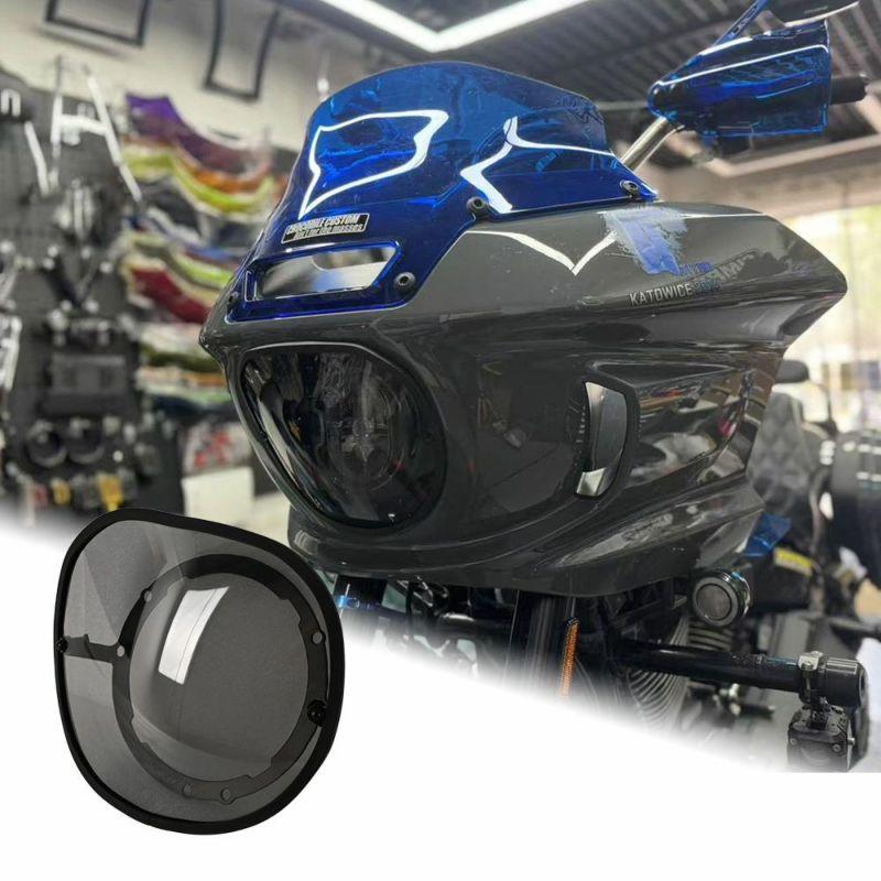 クライムシーンチョッパーズ 　ヘッドライトカバー　ハーレー サンダーバイク□ ヘッドライトカバー (未塗装) Thunderbike Headlamp