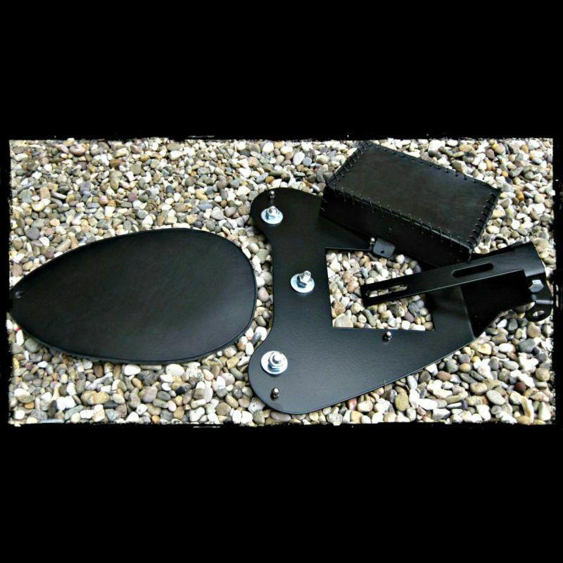 dhカスタム DHC-KIT-SP07-PBK スプリングシートキット 2007〜2009 スポーツスター ブラックの画像