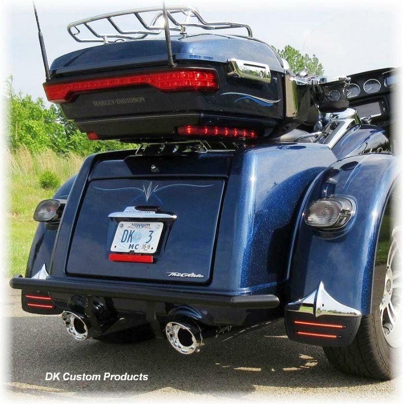 【DKカスタム】DK-TG-MF-LED DK-Custom マッドフラップ　LEDライト付 2014〜2020 FLHTCUTG