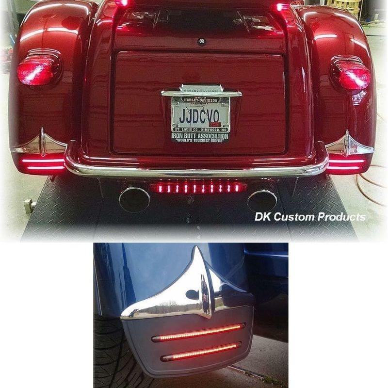 ブランド 【DKカスタム】DK-TG-MF-LED DK-Custom マッドフラップ　LEDライト付 2014〜2020 FLHTCUTG 【SKC1144257221】(40434円)