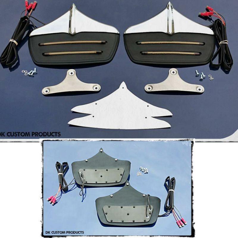 ブランド 【DKカスタム】DK-TG-MF-LED DK-Custom マッドフラップ　LEDライト付 2014〜2020 FLHTCUTG 【SKC1144257221】(40434円)