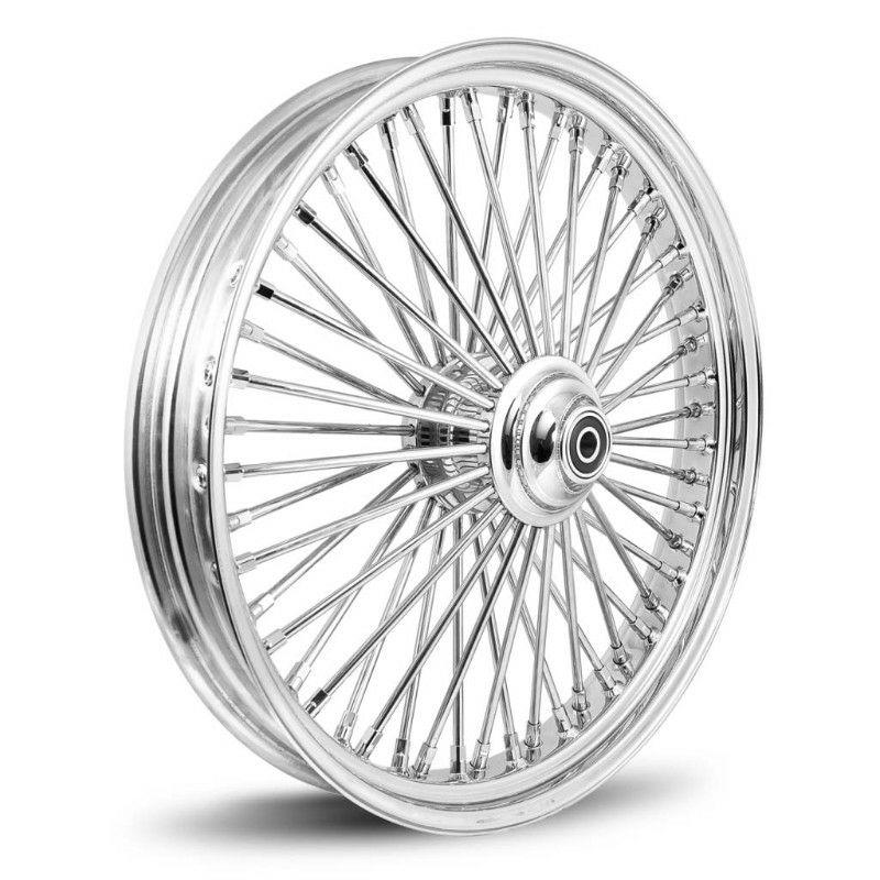 ハーレー用クロームホイール後ろ　別途前のホイールも出品してます DNA DNA1655 Mammoth スポークホイール 16x5.5 リア クローム : HD
