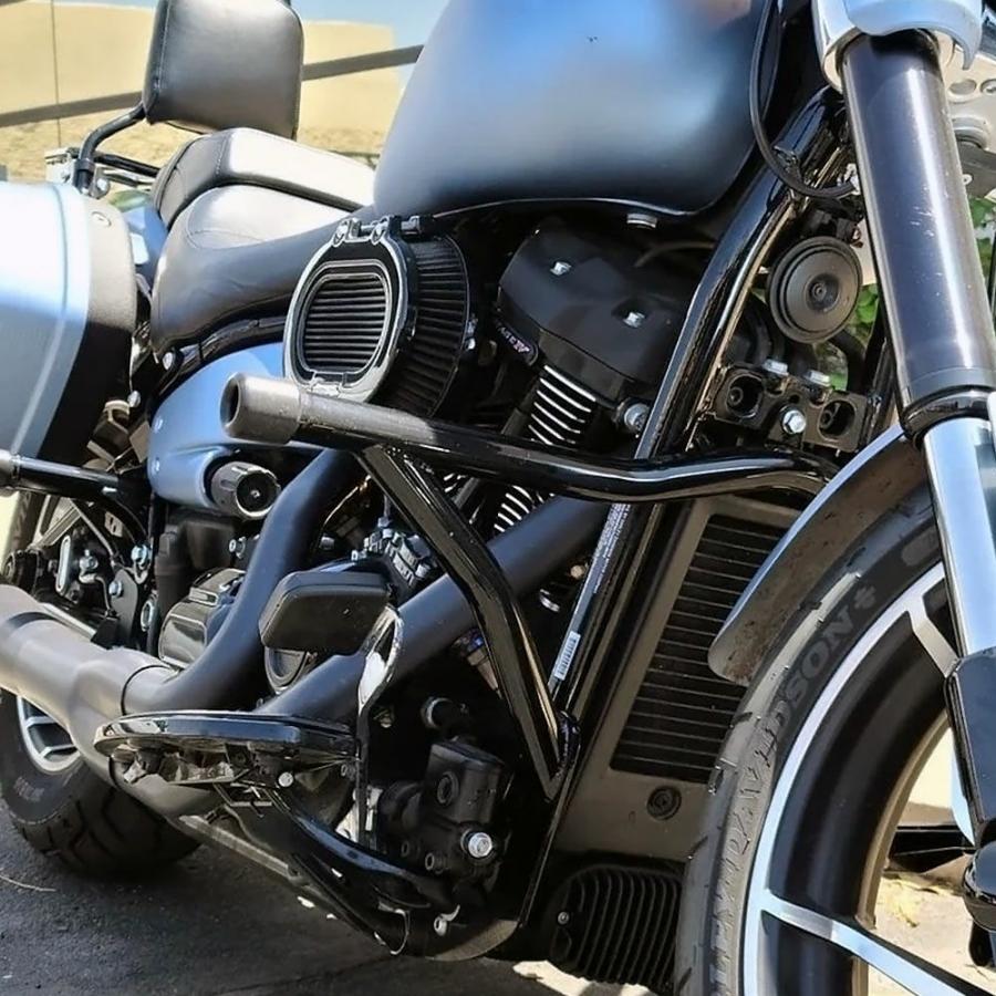 ハーレー M8 ソフテイル クラッシュバー ブラック ディーンスピード 