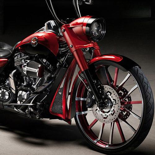 MCバガーズ EK14-26-38D-NE-B Steel Kore・26インチホイール用 38度レイクキット ブラック 2014〜 ツーリング
