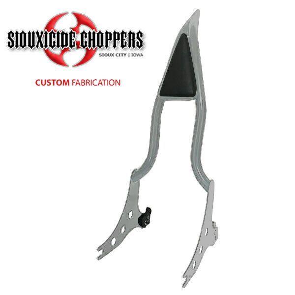 Siouxside Choppers EX-ST-22-CH-P デタッチャブルバックレストシーシーバー 22インチ クローム SOFTAIL